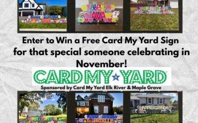 Win a Free Card My Yard Sign