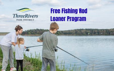 Three Rivers Park has a New Free Fishing Rod Loaner Program